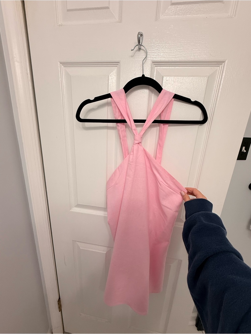 Peppermayo Pink Knotted Halter Mini Dress💖 WORN ONCE - Picture 4 of 4